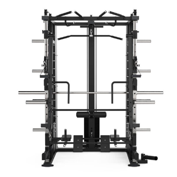 Titanium B300 All-in-One Functional Trainer, Smith Machine, Rack + High ...